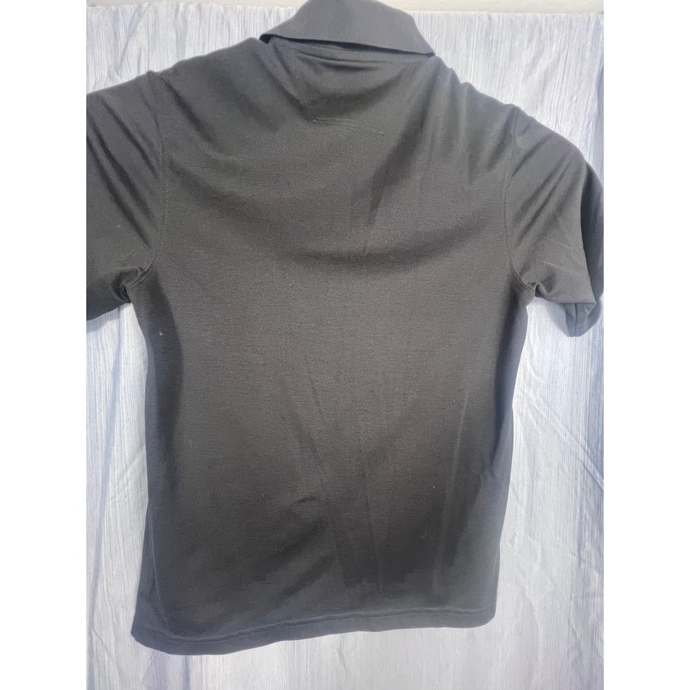 Eddie Bauer Mens Pima Cotton Cocona Polyester Performance Polo Shirt Black S - Picture 5 of 8